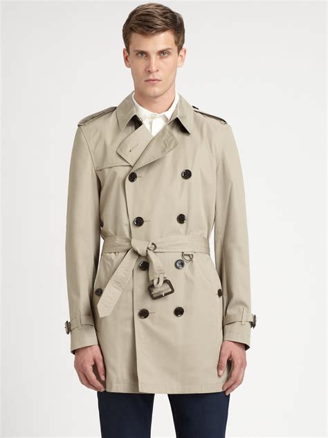 burberry brit trench coat mens